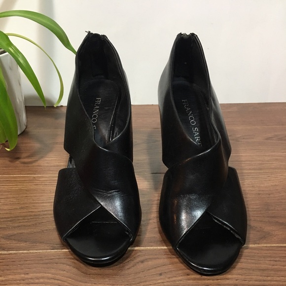 Franco Sarto, Giselle Black Sandals, Size 7 M - Picture 2 of 6